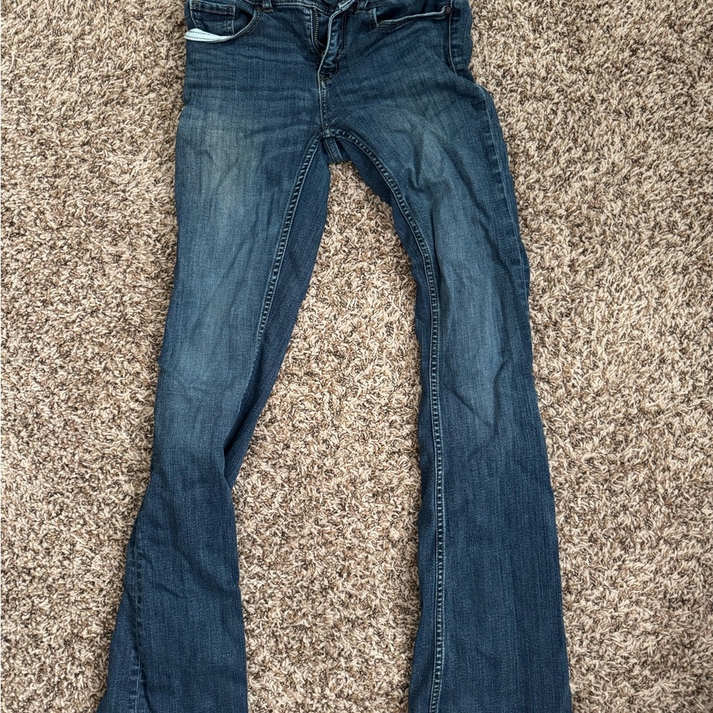 Audrey Dark Blue Flare Jeans